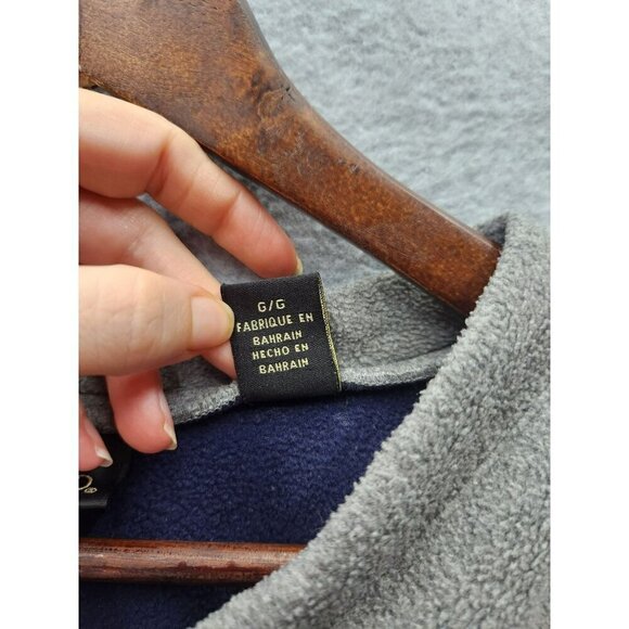 RedHead Mens V-Neck Gray Fleece Pullover Large - Picture 4 of 5